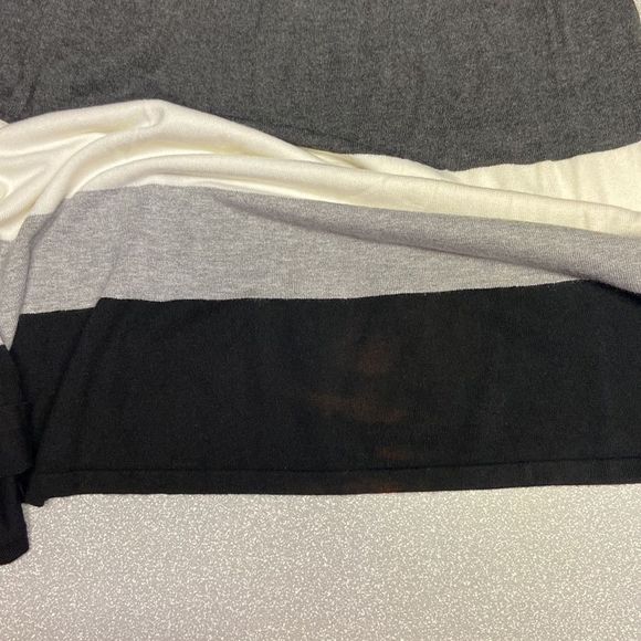 Tommy Hilfiger Black, Gray, and White Striped Dress - Picture 6 of 6